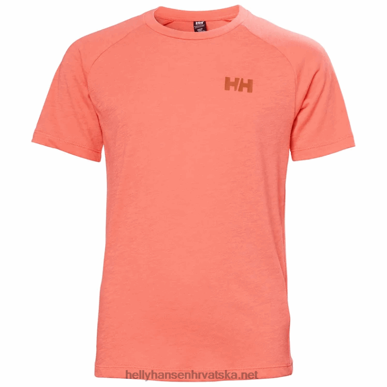 J0HV2570 juniorska loen tehnička majica djeca Helly-Hansen oštar zeleni/jade esra/duboki fjord