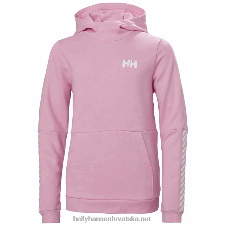 J0HV2516 aktivna majica s kapuljačom za juniore djeca Helly-Hansen bijela