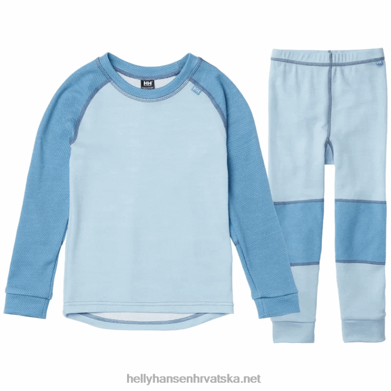 J0HV2355 dječji hh lifa merino osnovni sloj djeca Helly-Hansen glicinija pu