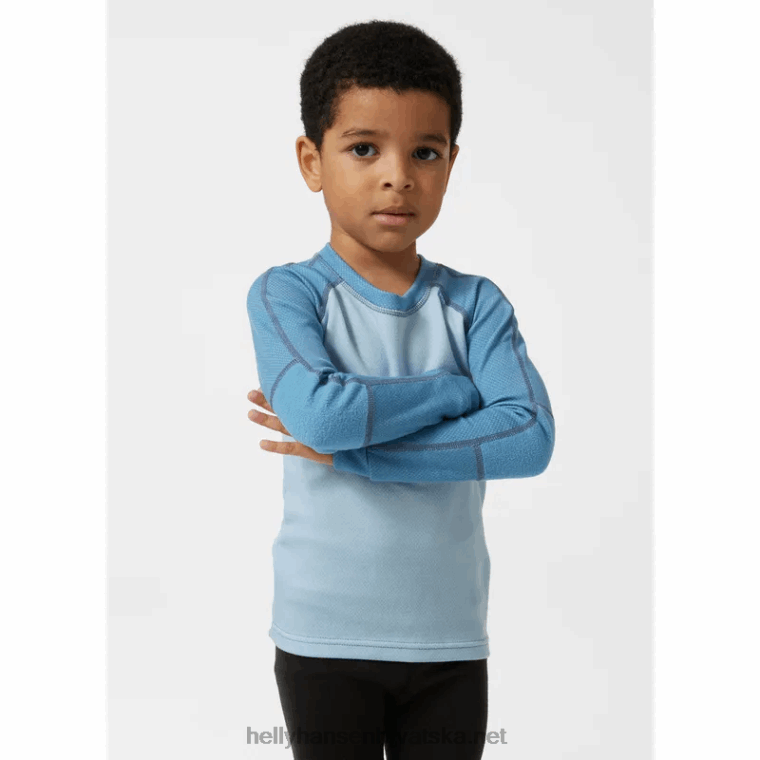 J0HV2355 dječji hh lifa merino osnovni sloj djeca Helly-Hansen glicinija pu