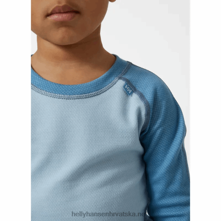 J0HV2355 dječji hh lifa merino osnovni sloj djeca Helly-Hansen glicinija pu