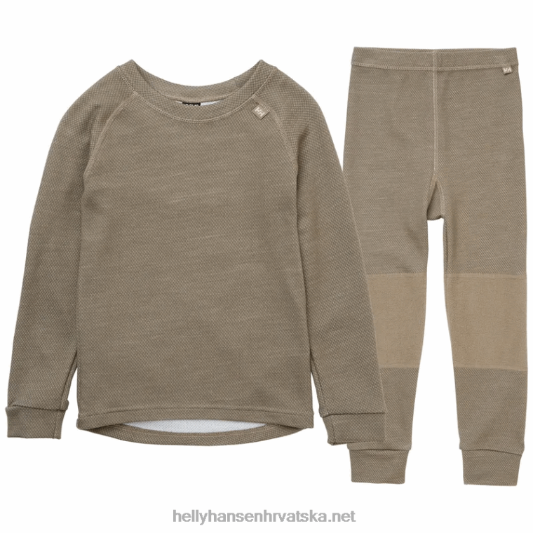 J0HV2357 dječji hh lifa merino osnovni sloj djeca Helly-Hansen sivi melang