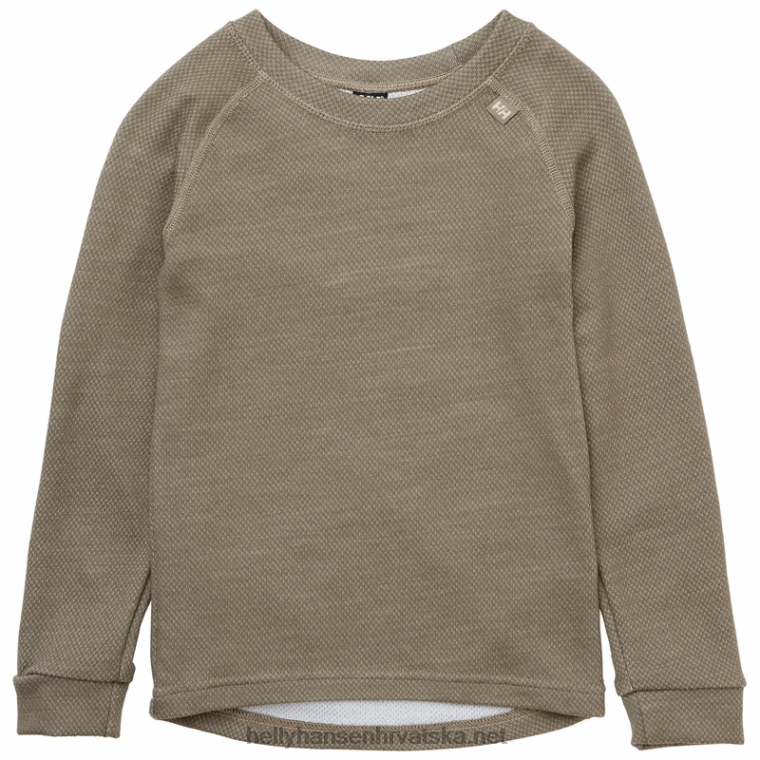 J0HV2357 dječji hh lifa merino osnovni sloj djeca Helly-Hansen sivi melang