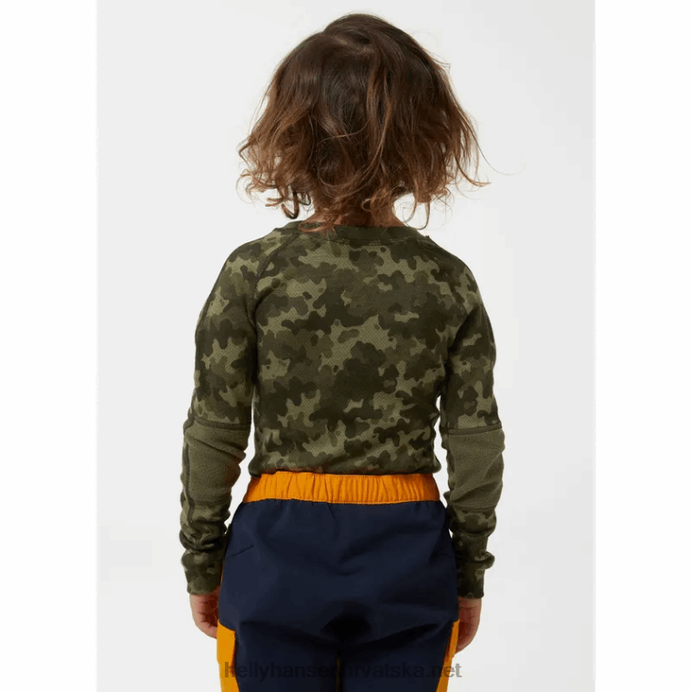 J0HV2360 dječji hh grafički lifa merino osnovni sloj djeca Helly-Hansen djetelina