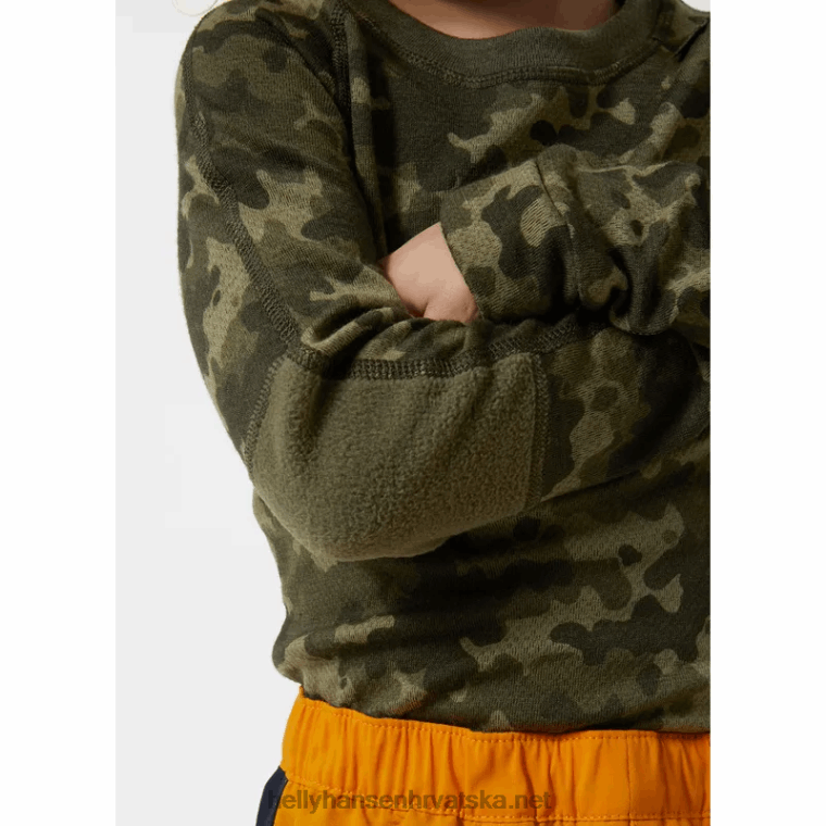 J0HV2360 dječji hh grafički lifa merino osnovni sloj djeca Helly-Hansen djetelina