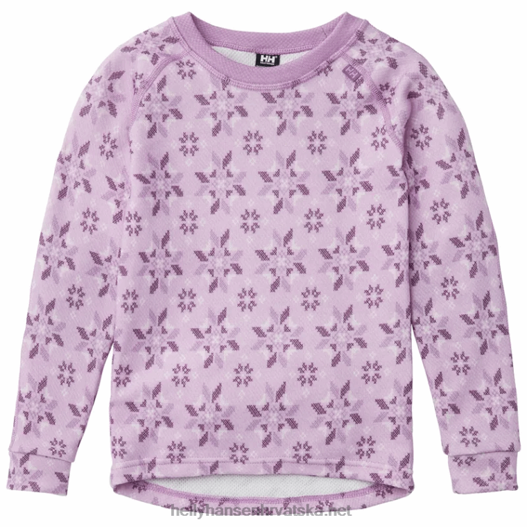 J0HV2361 dječji hh grafički lifa merino osnovni sloj djeca Helly-Hansen djetelina