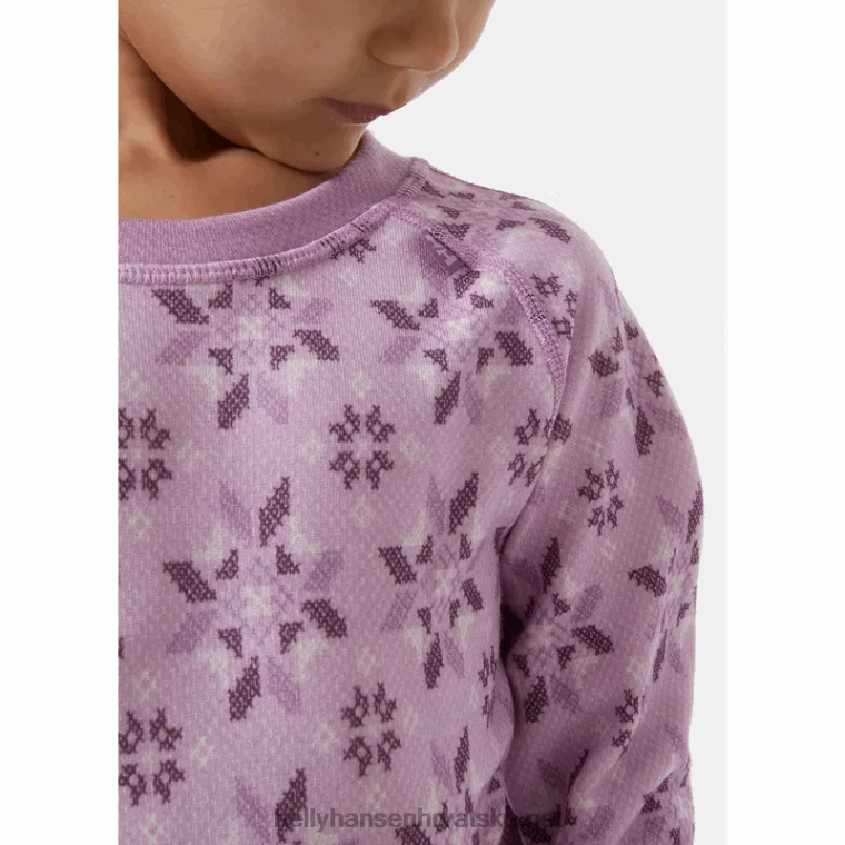 J0HV2361 dječji hh grafički lifa merino osnovni sloj djeca Helly-Hansen djetelina