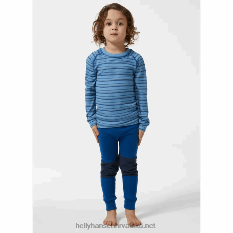 J0HV2363 dječji hh grafički lifa merino osnovni sloj djeca Helly-Hansen glicinija pu