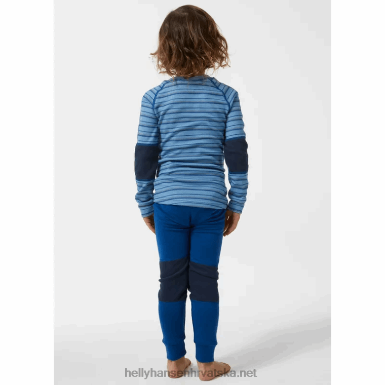 J0HV2363 dječji hh grafički lifa merino osnovni sloj djeca Helly-Hansen glicinija pu