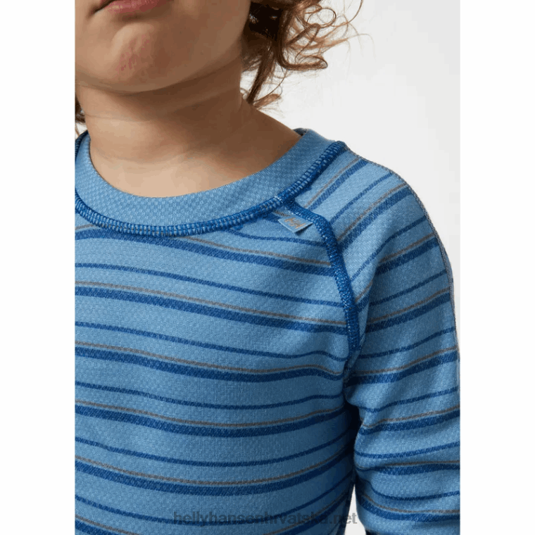 J0HV2363 dječji hh grafički lifa merino osnovni sloj djeca Helly-Hansen glicinija pu