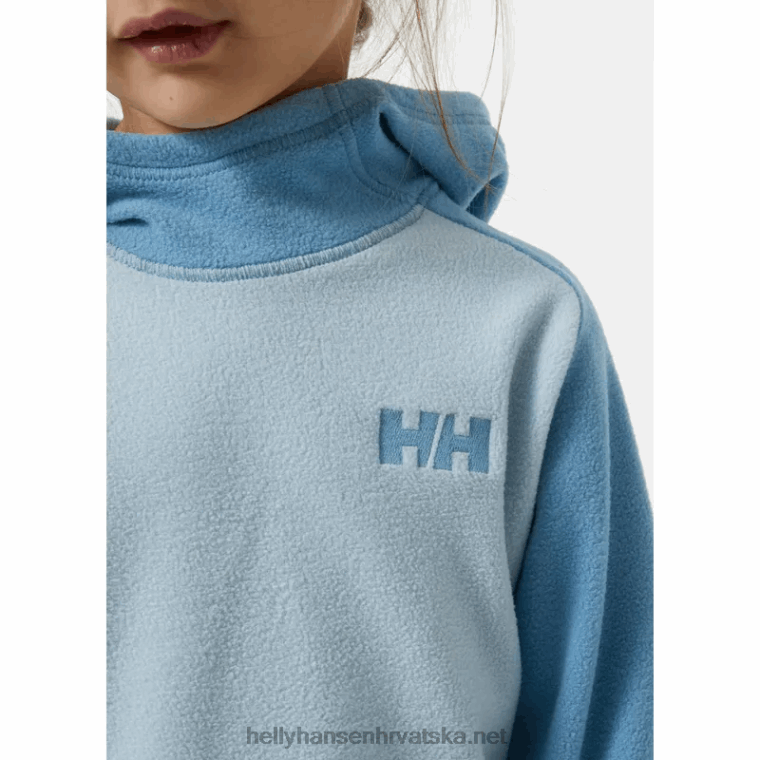 J0HV2343 dječja jakna s kapuljačom od flisa djeca Helly-Hansen ametist
