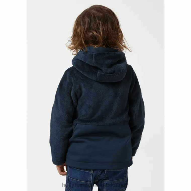 J0HV2350 dječja blaga srednjeslojna jakna od flisa djeca Helly-Hansen smrvljena gra