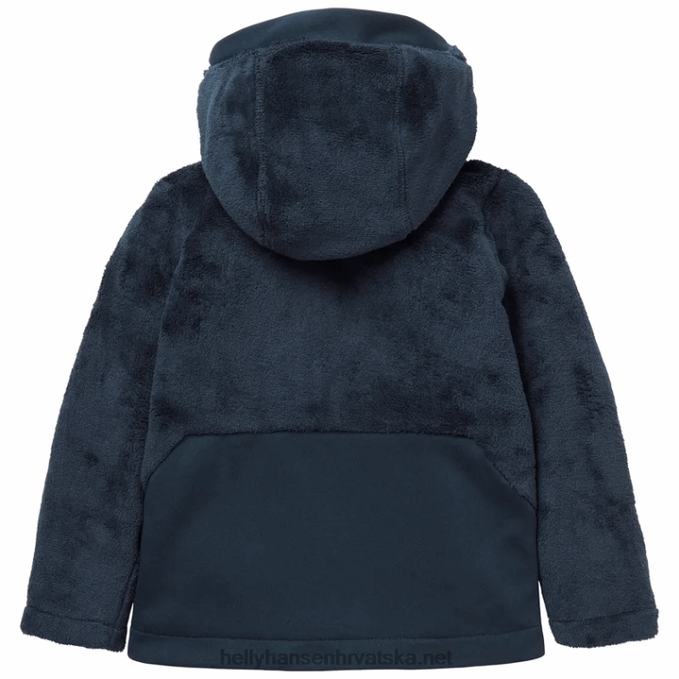 J0HV2350 dječja blaga srednjeslojna jakna od flisa djeca Helly-Hansen smrvljena gra