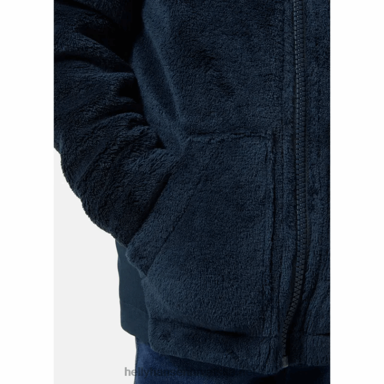 J0HV2350 dječja blaga srednjeslojna jakna od flisa djeca Helly-Hansen smrvljena gra