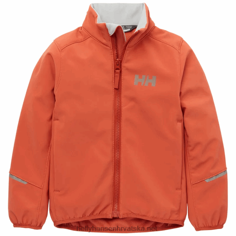 J0HV2258 dječja marka softshell jakna djeca Helly-Hansen crno