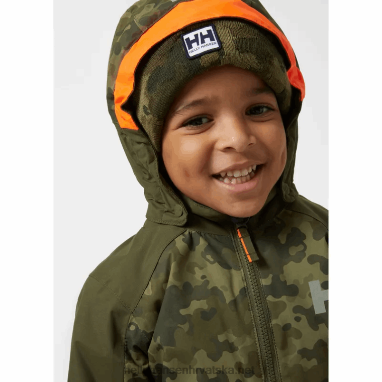 J0HV2279 dječja skijaška jakna Legend 2.0 s izolacijom djeca Helly-Hansen močvarna jagoda