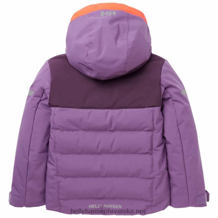 J0HV2290 dječja okomito izolirana skijaška jakna djeca Helly-Hansen djetelina
