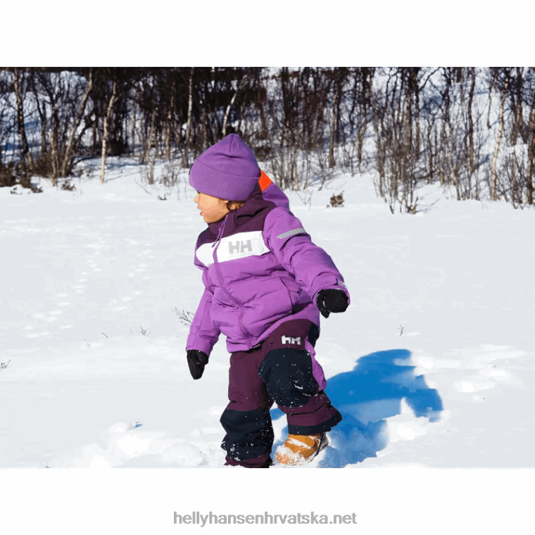 J0HV2290 dječja okomito izolirana skijaška jakna djeca Helly-Hansen djetelina