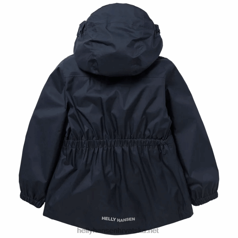 J0HV2300 dječja sarah kišna jakna djeca Helly-Hansen smrvljena gra