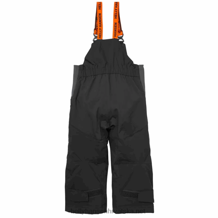 J0HV2308 dječji jahač 2 izolirana skijaška prsa djeca Helly-Hansen modra magla