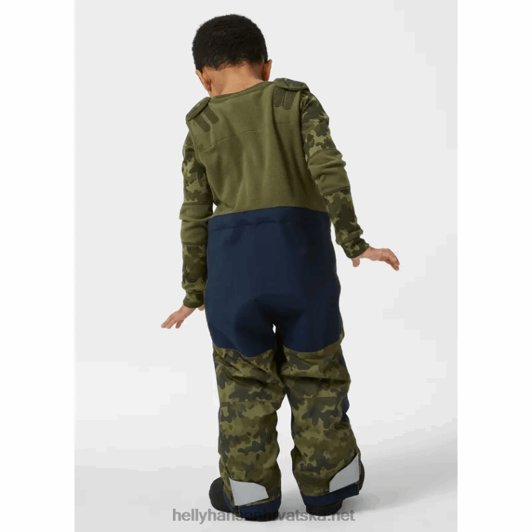 J0HV2316 dječje vertikalne izolirane hlače s prtljažnikom djeca Helly-Hansen smrvljena gra