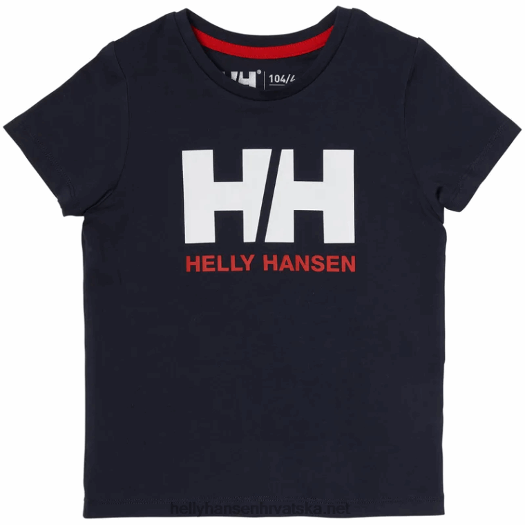 J0HV2375 dječja majica s logom hh djeca Helly-Hansen bijela