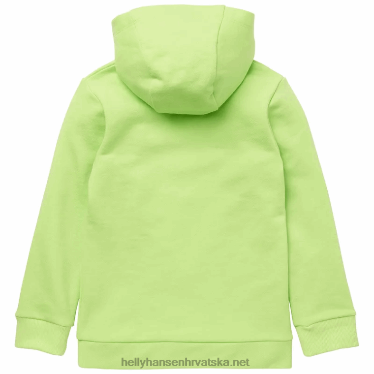 J0HV2368 dječja majica s kapuljačom s logotipom hh djeca Helly-Hansen vrijesak