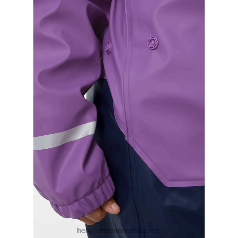 J0HV2312 dječji bergen kišni set s podstavom od flisa djeca Helly-Hansen mornarica