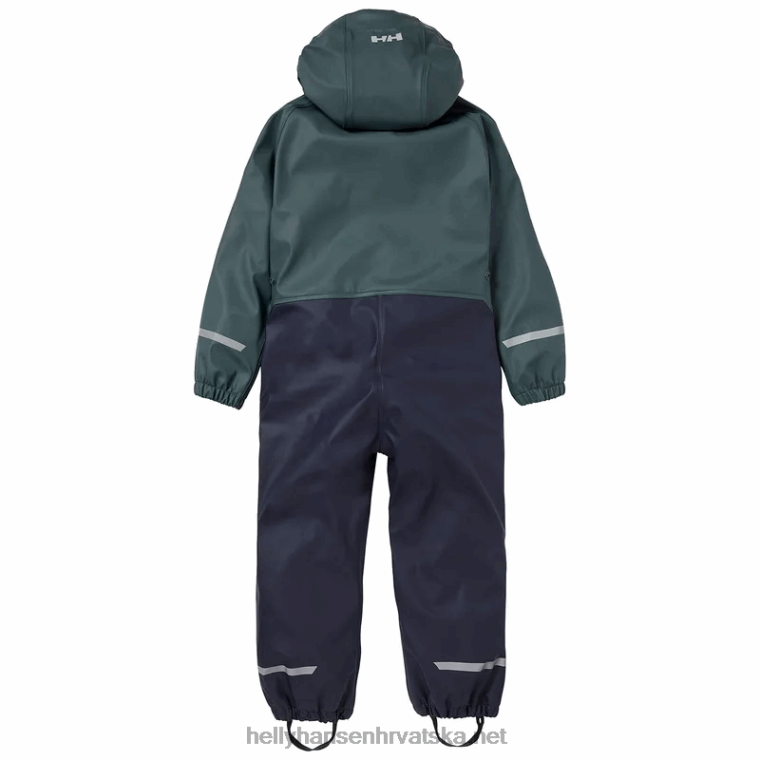 J0HV2313 dječji bergen kišni set s podstavom od flisa djeca Helly-Hansen smrvljena gra