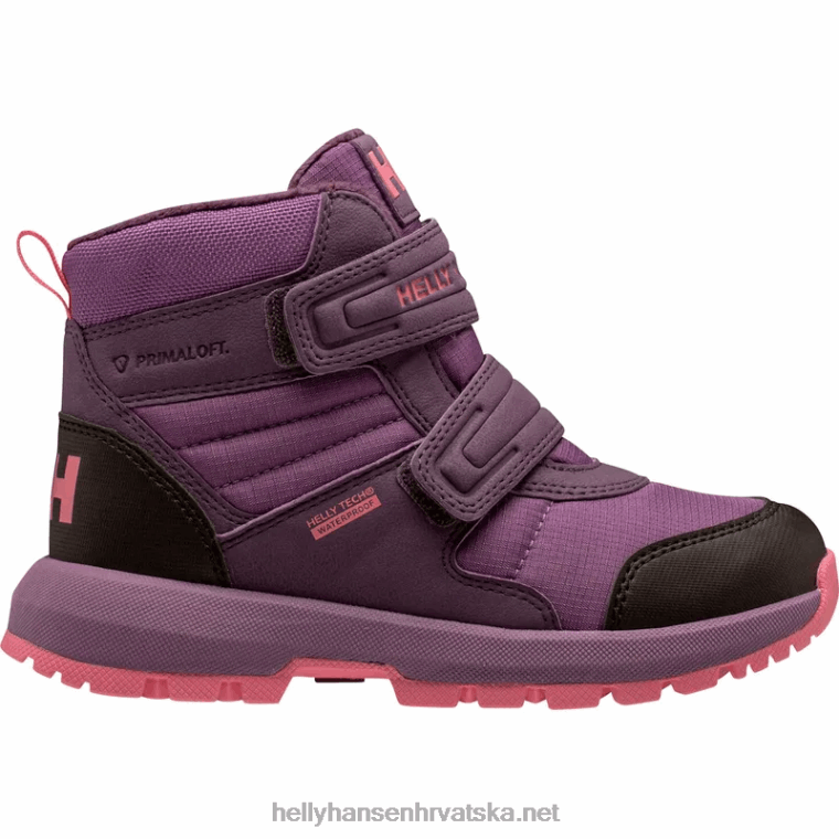 J0HV2522 dječje i juniorske čizme s tetivom ht djeca Helly-Hansen ljubičasta poti/ružičasti pepeo