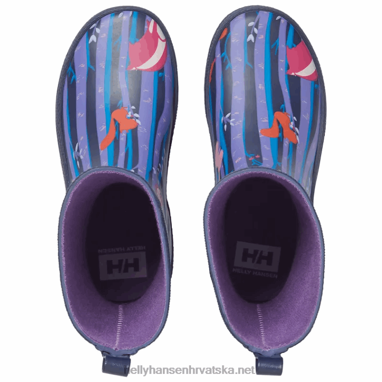 J0HV2527 jk ispis prskanja djeca Helly-Hansen crno