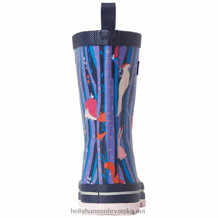 J0HV2527 jk ispis prskanja djeca Helly-Hansen crno