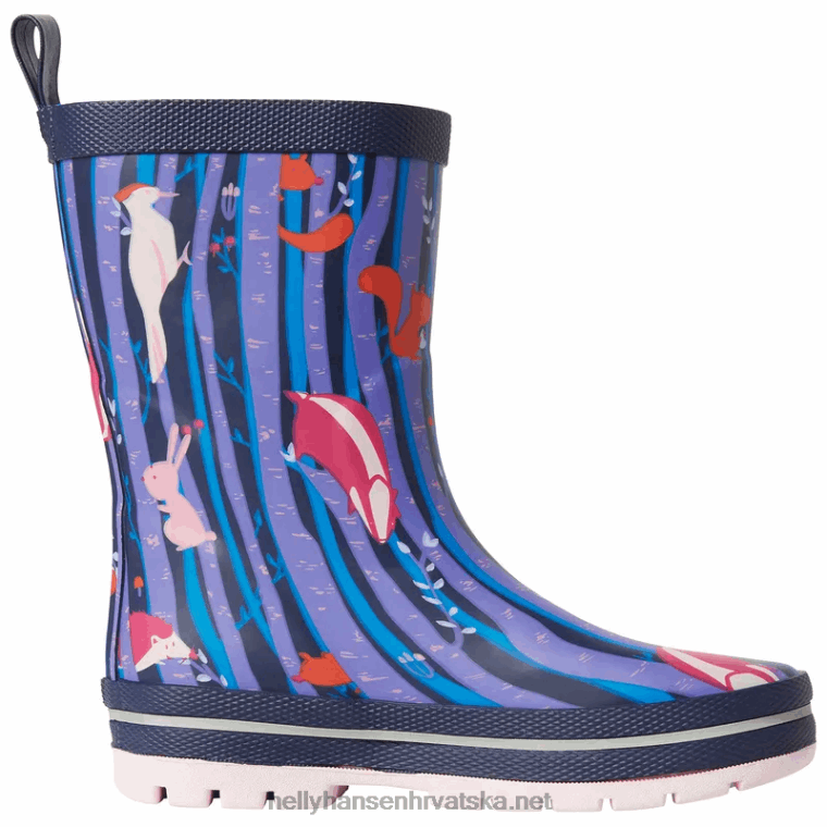 J0HV2527 jk ispis prskanja djeca Helly-Hansen crno