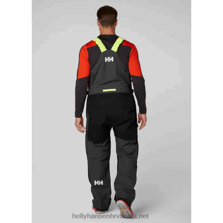 J0HV556 muške aegir hlače za oceansko jedrenje muškarci Helly-Hansen upozorenje crveno