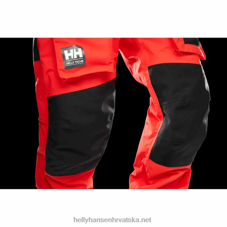 J0HV556 muške aegir hlače za oceansko jedrenje muškarci Helly-Hansen upozorenje crveno