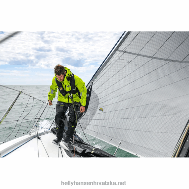 J0HV556 muške aegir hlače za oceansko jedrenje muškarci Helly-Hansen upozorenje crveno