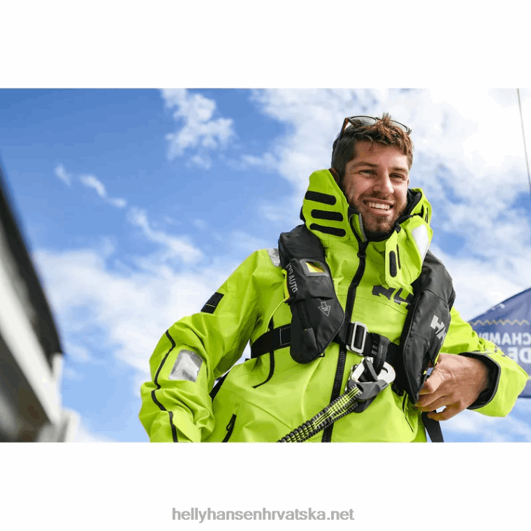 J0HV556 muške aegir hlače za oceansko jedrenje muškarci Helly-Hansen upozorenje crveno