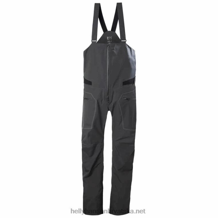J0HV569 muški hp foil pro sailing bib muškarci Helly-Hansen ebanovina