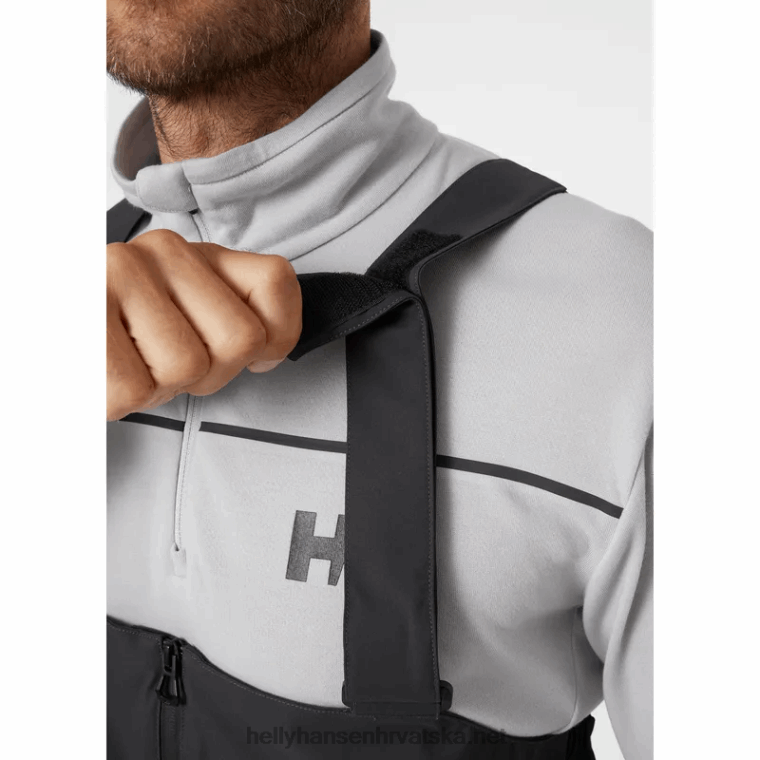 J0HV569 muški hp foil pro sailing bib muškarci Helly-Hansen ebanovina
