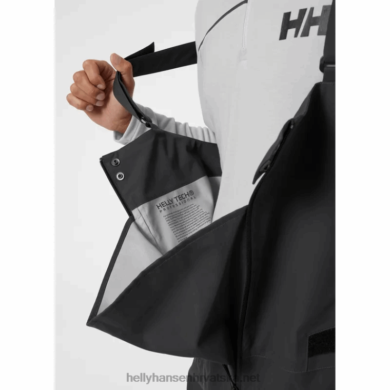 J0HV569 muški hp foil pro sailing bib muškarci Helly-Hansen ebanovina