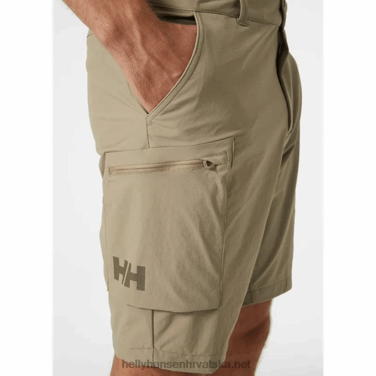 J0HV685 muške brono softshell kratke hlače muškarci Helly-Hansen ebanovina