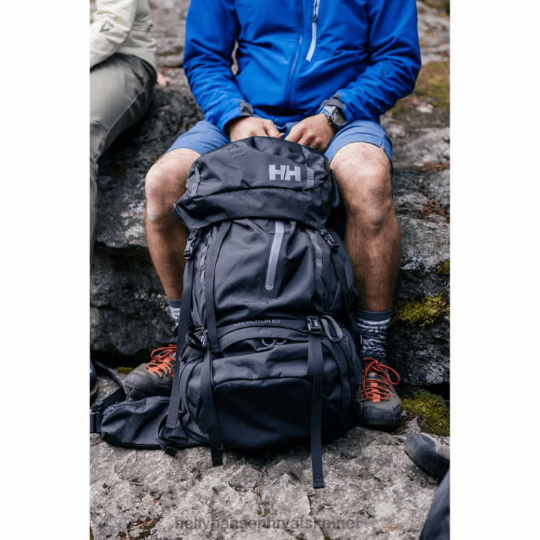 J0HV704 muške tinden lagane planinarske hlače muškarci Helly-Hansen crno