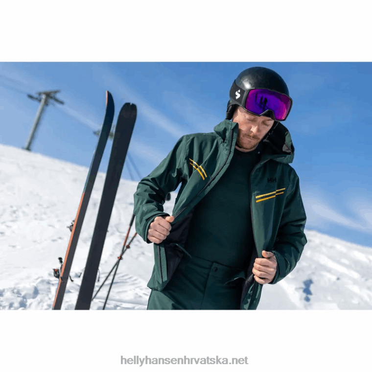 J0HV729 muške legendarne izolirane skijaške hlače muškarci Helly-Hansen duboki fjord