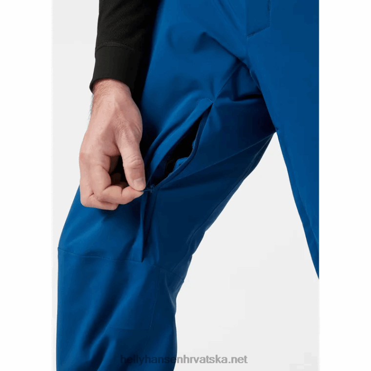 J0HV754 muške brze izolirane skijaške hlače muškarci Helly-Hansen crno