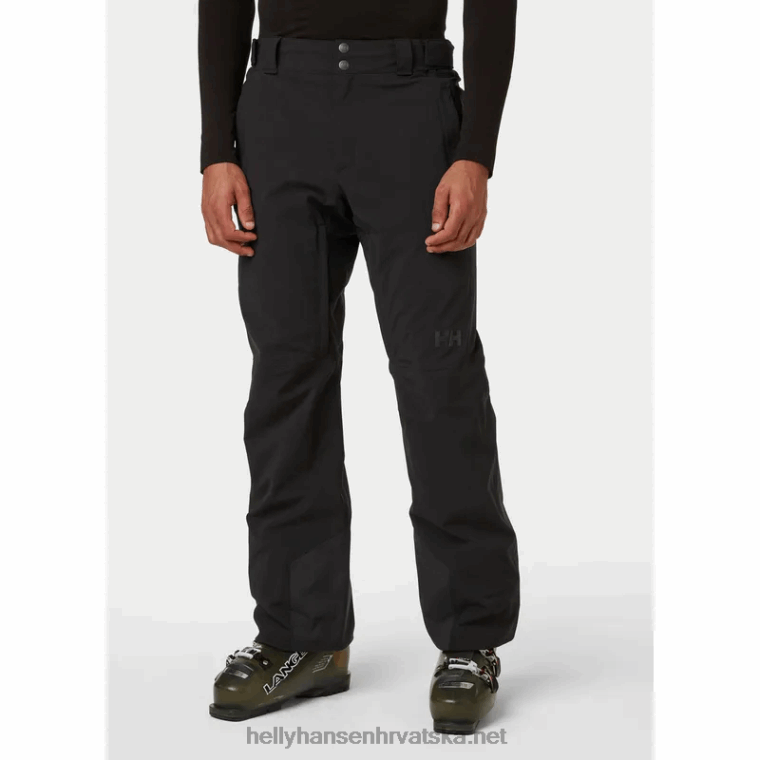 J0HV756 muške brze izolirane skijaške hlače muškarci Helly-Hansen Crvena