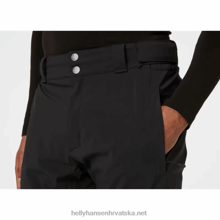 J0HV756 muške brze izolirane skijaške hlače muškarci Helly-Hansen Crvena