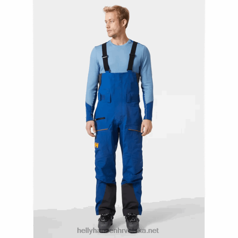 J0HV598 muške sogn skijaške hlače s naramenicama muškarci Helly-Hansen mornarica