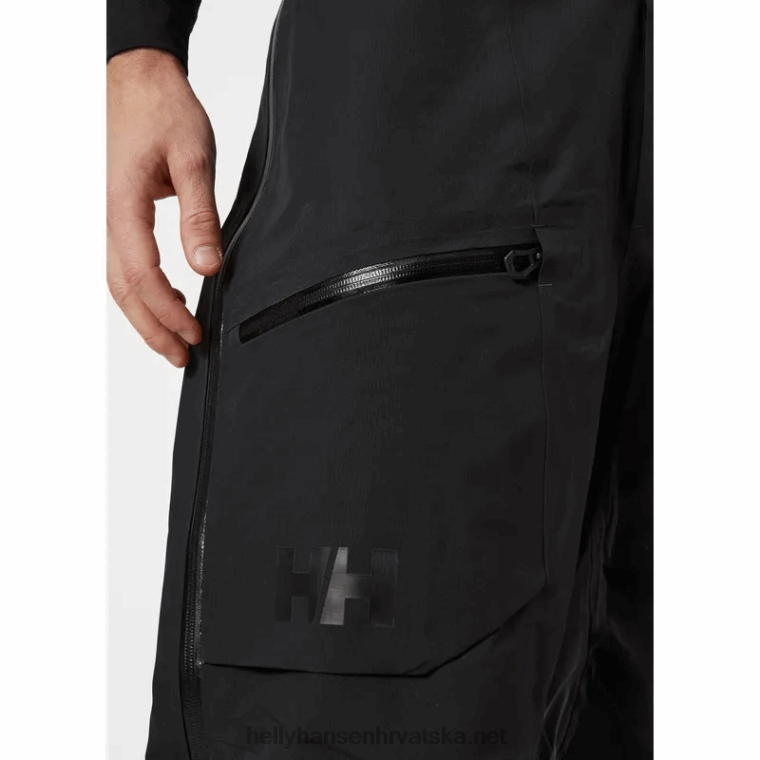 J0HV603 muške ridge infinity bib shell skijaške hlače muškarci Helly-Hansen močvarna jagoda