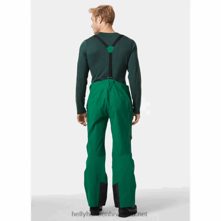 J0HV605 muške verglas hlače za backcountry skijanje muškarci Helly-Hansen crno