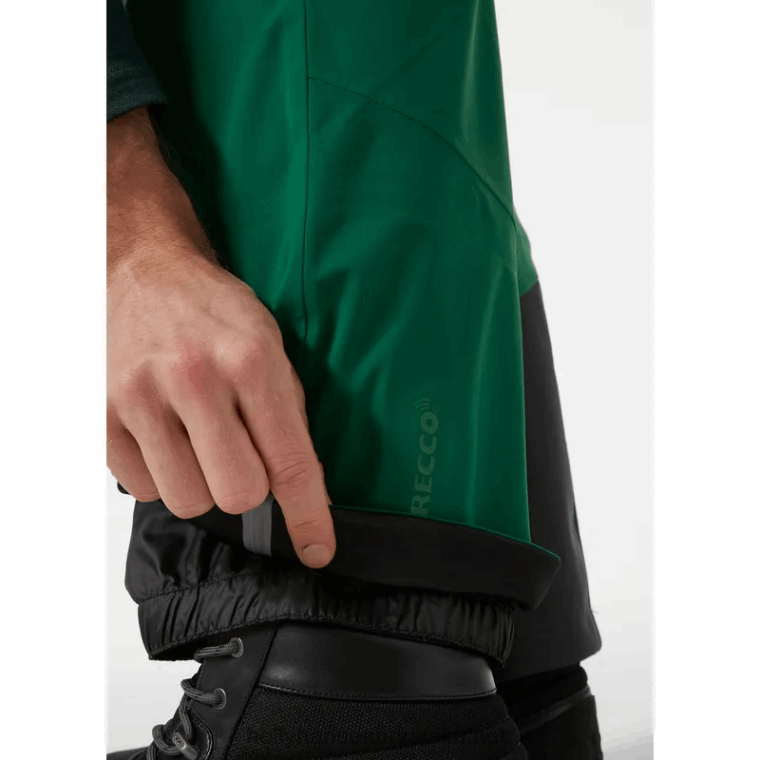 J0HV605 muške verglas hlače za backcountry skijanje muškarci Helly-Hansen crno